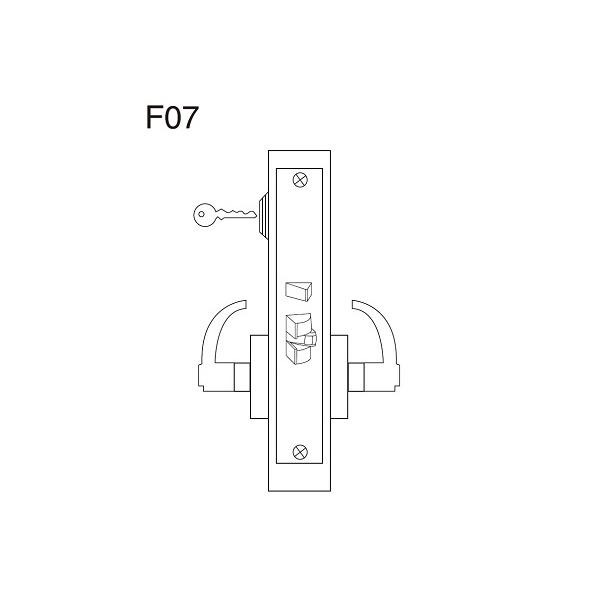 【美規鎖具BSI】F07 儲藏室或壁櫥鎖 MT5907 少量現貨限量出清 緊急出口門鎖 台灣賣家-細節圖2