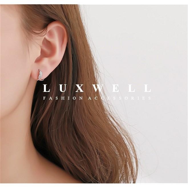 現貨。【S925純銀】全純銀葉子耳環 百搭 簡約 迷你耳環 歐美耳環 耳環飾品 韓國 交換禮物 生日禮物 耳環 送禮-細節圖7