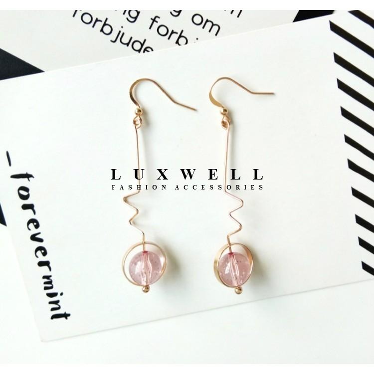 現貨甜甜價。可改夾式 s925銀勾 波浪糖果圓珠耳環 耳針 圓珠 垂墜耳環 夾式耳環 耳夾 耳環 無耳洞 螺旋夾耳環-細節圖3