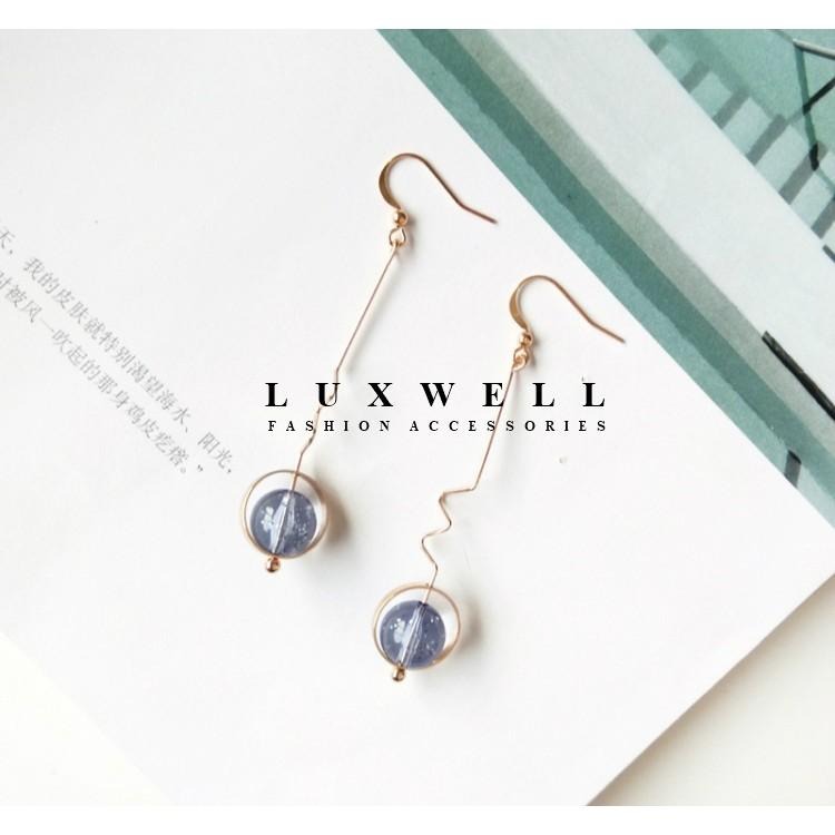 現貨甜甜價。可改夾式 s925銀勾 波浪糖果圓珠耳環 耳針 圓珠 垂墜耳環 夾式耳環 耳夾 耳環 無耳洞 螺旋夾耳環-細節圖5