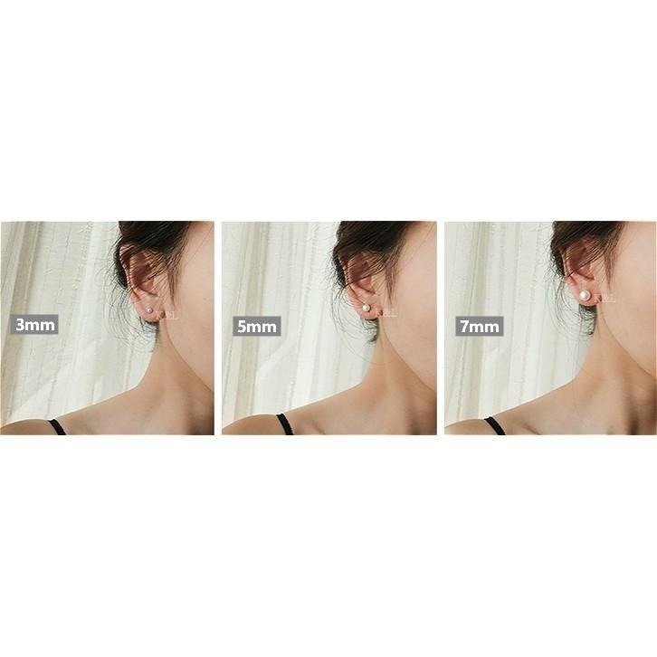 現貨。【S925純銀】天然珍珠經典基本款 淡水珍珠 簡約 百搭 氣質 珍珠耳環  耳環飾品 純銀耳環 生日 禮物 耳環-細節圖5