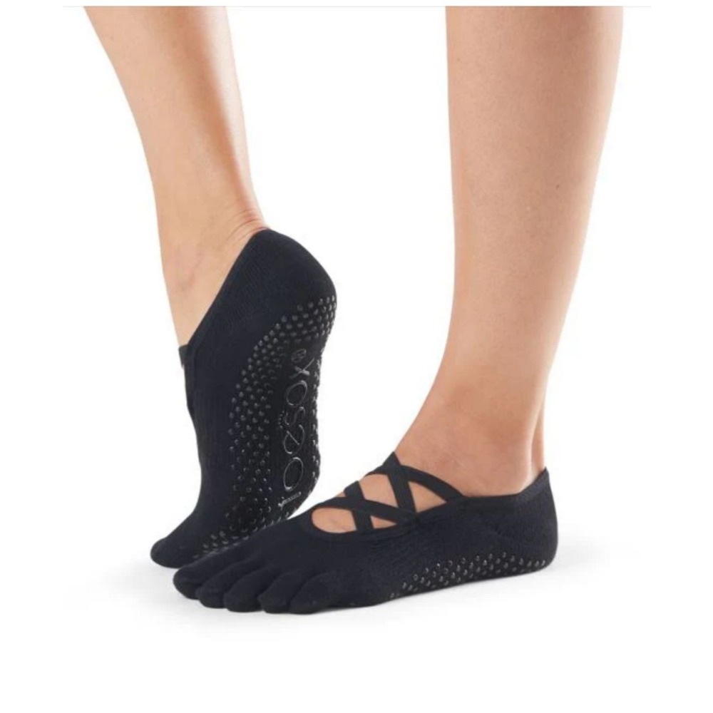 美國Toesox S 止滑襪 五指襪 Yoga瑜珈 Pilates皮拉提斯  S賣場-規格圖1