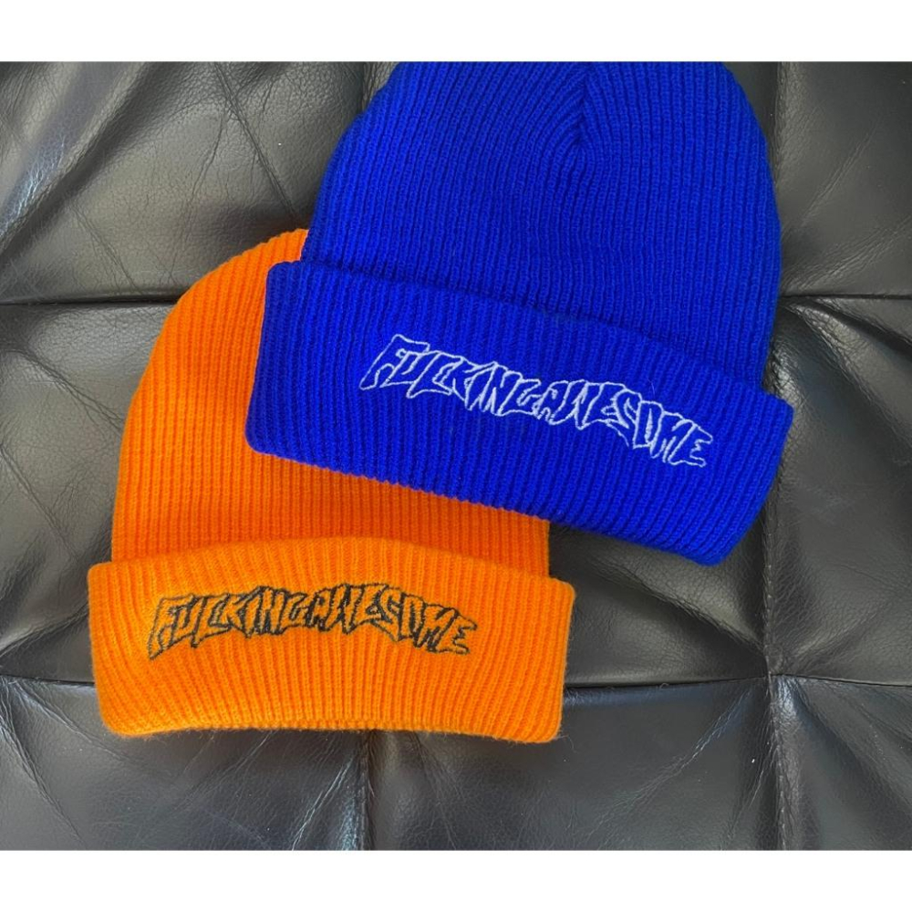 全新台灣現貨 男女針織毛帽 百搭刺繡款 嘻哈針織帽 毛線帽 保暖帽 粗坑條-細節圖2