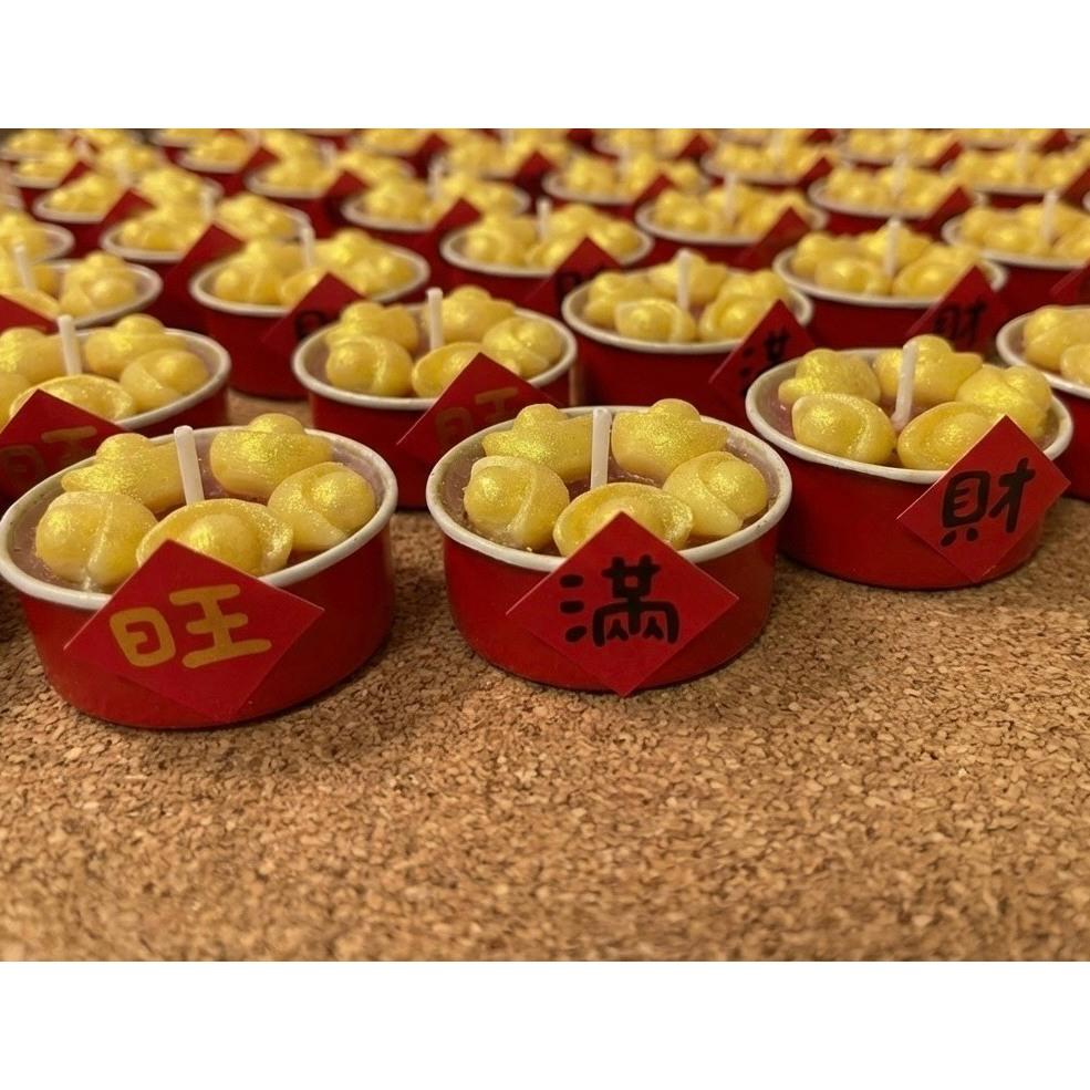 {能量燭光}精油香氛 【新春必備】招財金元寶手工蠟燭｜旺運、招財、福滿全都有！-細節圖7