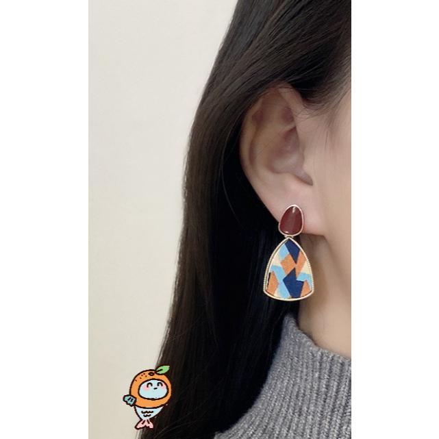 全新台灣現貨 過年喜氣紅色系 心想事成 雙喜 耳針 耳環-細節圖9