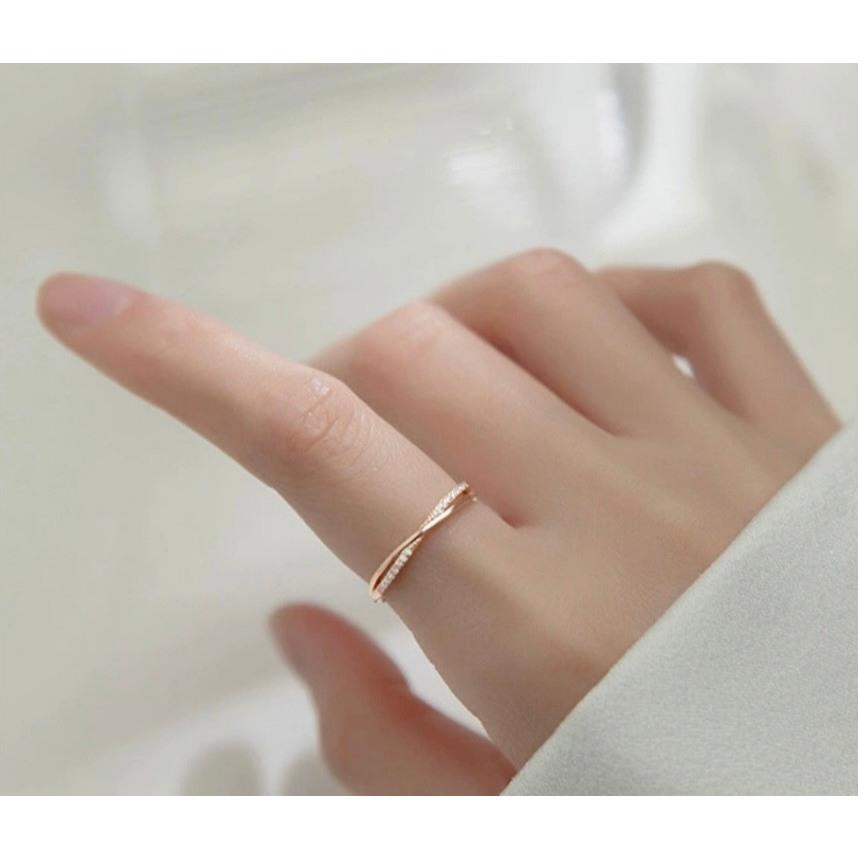 全新台灣現貨 氣質時尚 設計百搭 開口指環 戒指-細節圖2