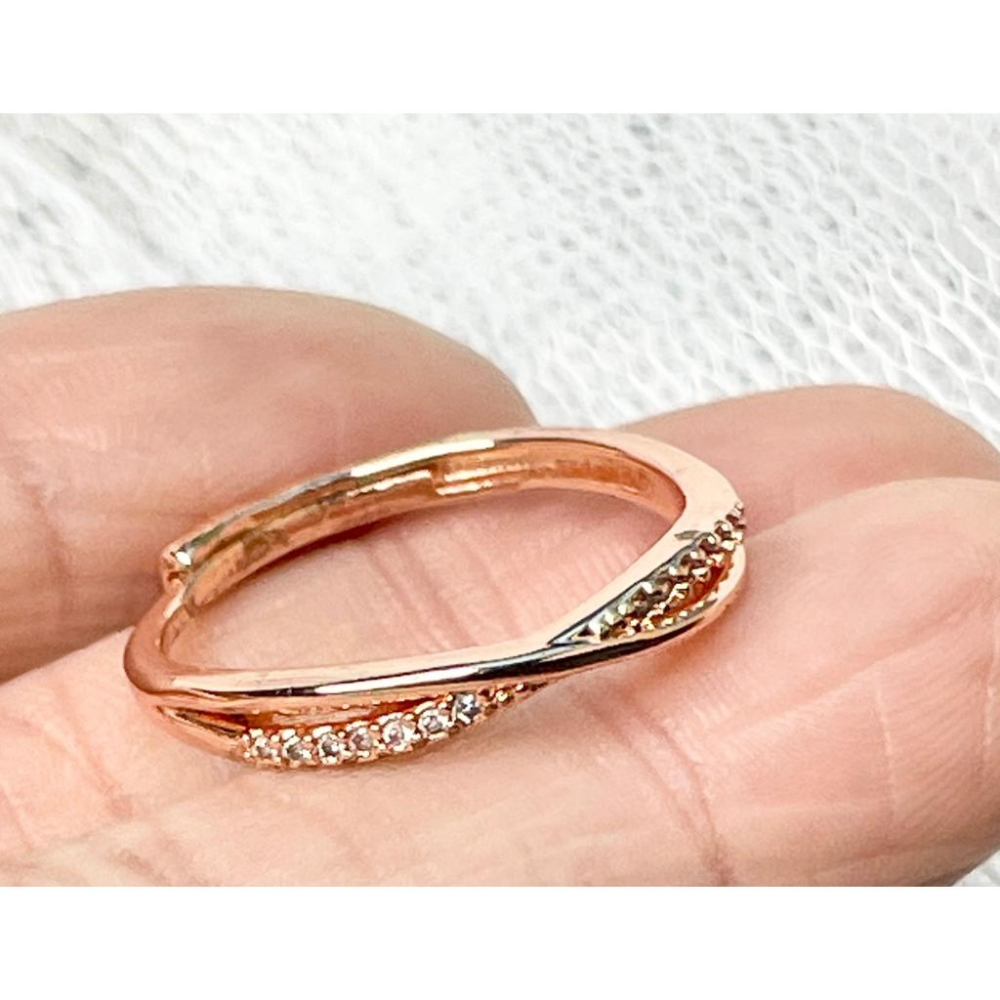 全新台灣現貨 氣質時尚 設計百搭 開口指環 戒指-細節圖9