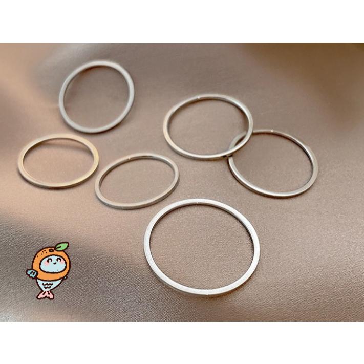 全新台灣現貨 鈦鋼素戒 戒指-細節圖2