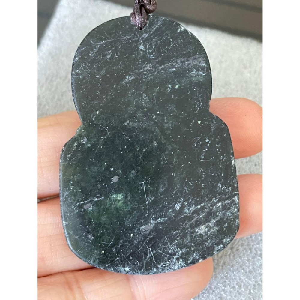 天然墨玉 立體雕刻 關公 關聖帝君-細節圖6