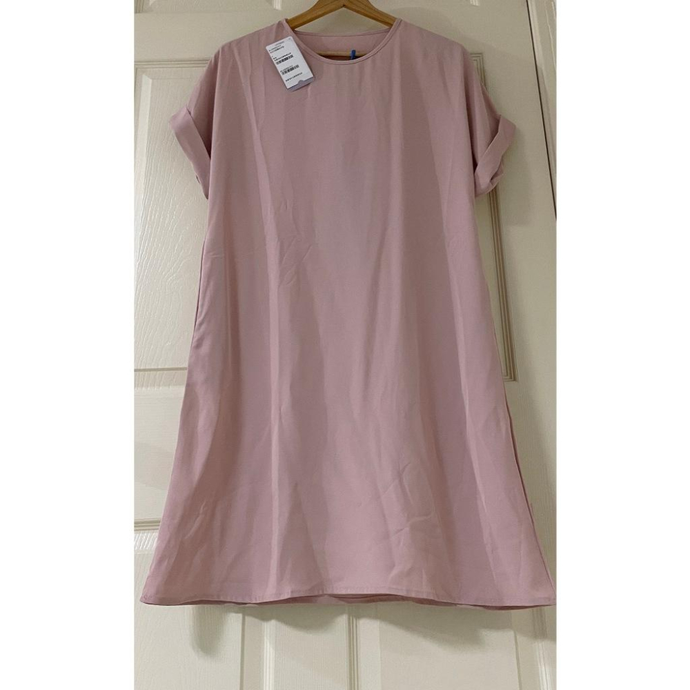 全新台灣現貨 MYDRESS 時裳韓風小洋裝 乾燥玫瑰粉-細節圖2