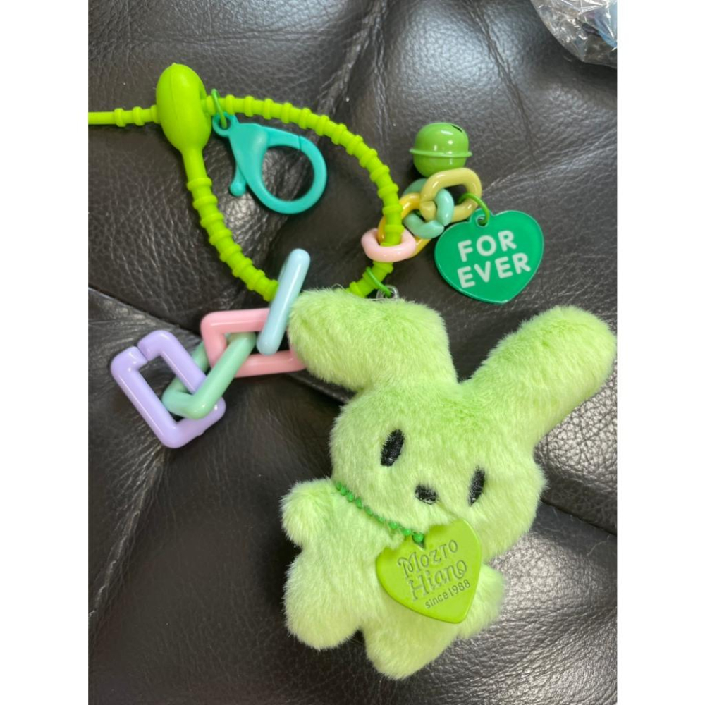 全新台灣現貨 軟絨毛兔子鑰匙圈 包包掛飾-細節圖4