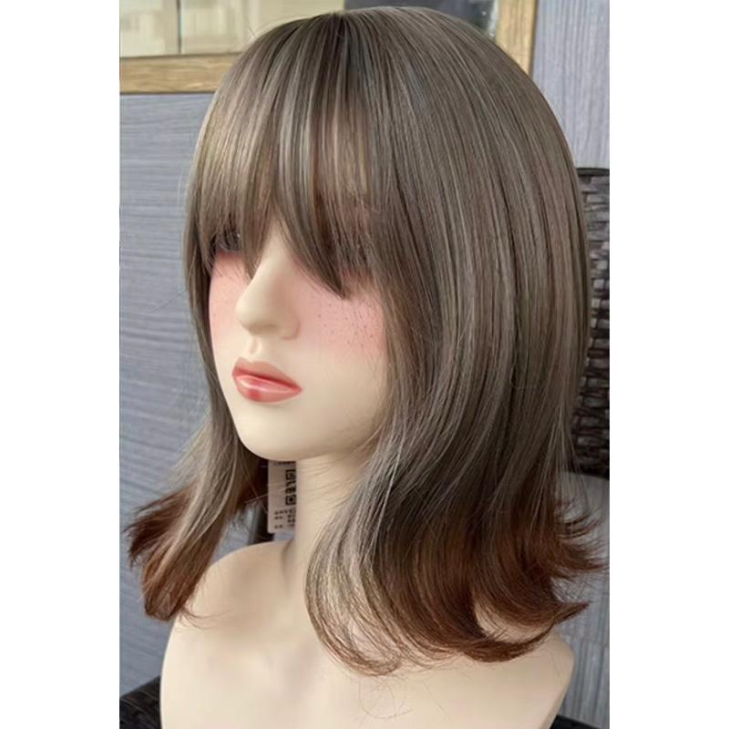 全新台灣現貨 七街皇后 啞光絲 漸變外翹假髮-細節圖2