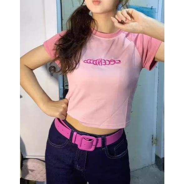全新台灣現貨 腰帶(多巴胺)甜酷辣妹皮帶 y2k 寬腰帶-細節圖7