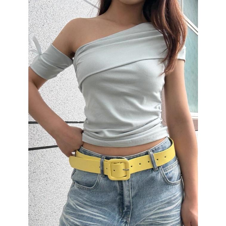 全新台灣現貨 腰帶(多巴胺)甜酷辣妹皮帶 y2k 寬腰帶-細節圖8