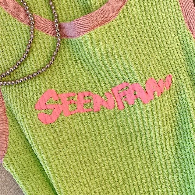 全新台灣現貨 多巴胺夏天甜美字母吊帶背心 速乾休閒五分褲-細節圖4