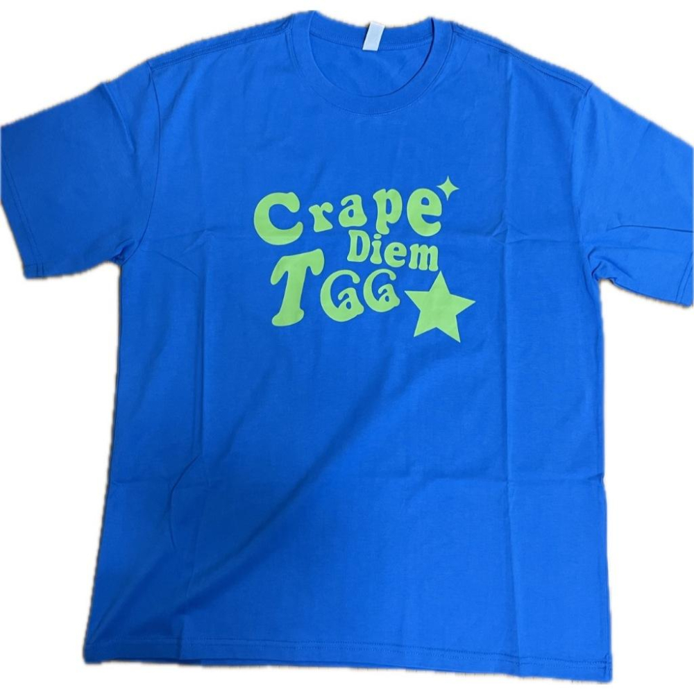 全新台灣現貨 大尺碼短袖T彩色寬鬆休閒百搭潮牌情侶男女上衣-細節圖4