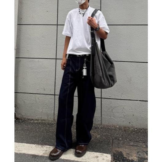 全新台灣現貨半高領重磅棉TEE百搭街頭短上衣 簡約好搭-細節圖3