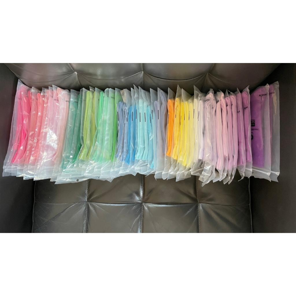 全新台灣現貨 彩色多巴胺 素色中筒襪 堆堆襪-細節圖7