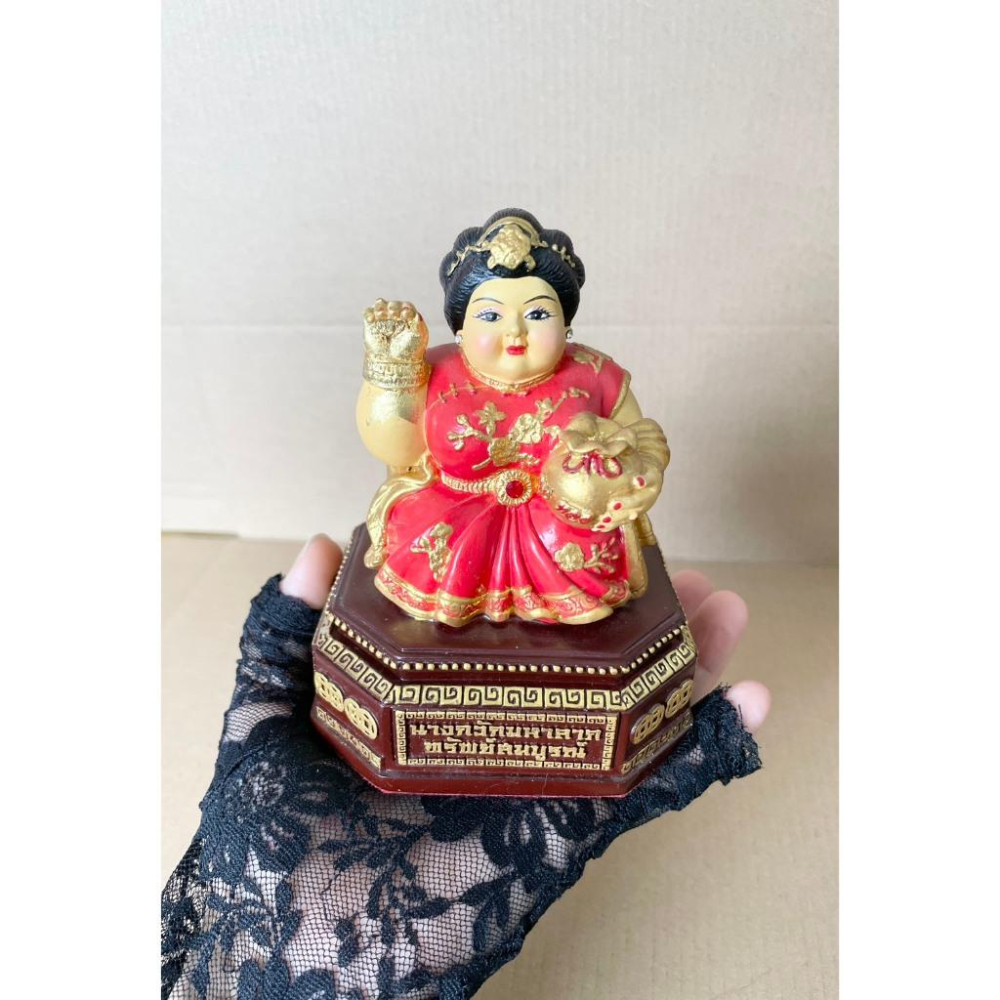 {幫友代售} 孔雀王 古巴阿里雅查 大尊 招財女神 黃金招財手 特別版-細節圖2