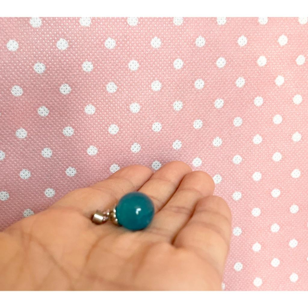 ｛免運推薦｝天然原石拋光 天河石 圓珠墜 希望之石-細節圖2