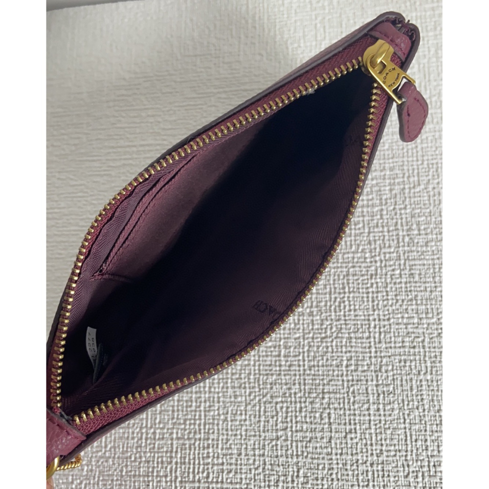 （momo shop）Coach 蔻馳 新款皮夾 中夾 女士牛皮翻蓋按釦長款錢包 時尚手拿包 多卡位錢夾 卡包-細節圖8