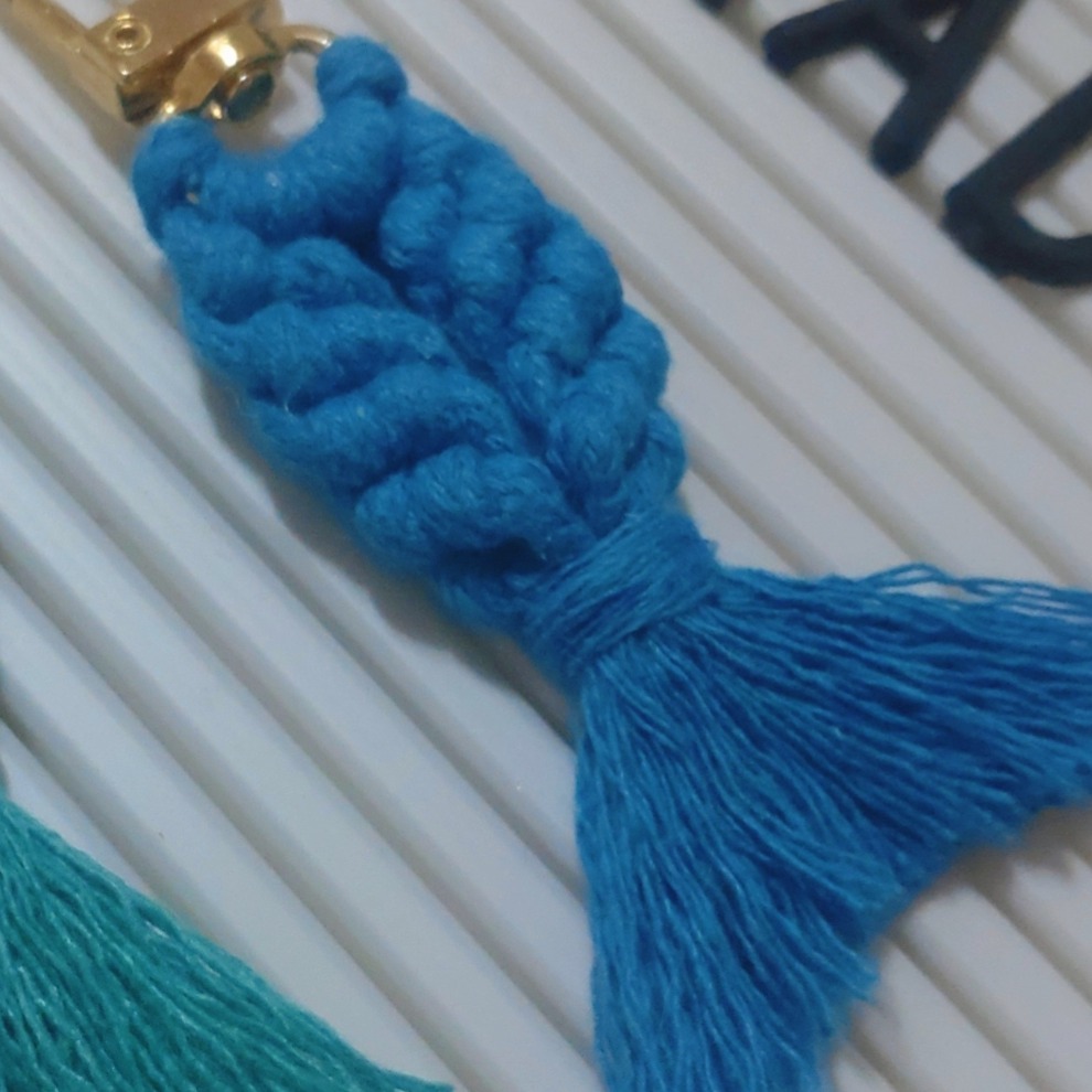 人魚尾巴掛飾（手機/包包/拉鍊可用）-規格圖1