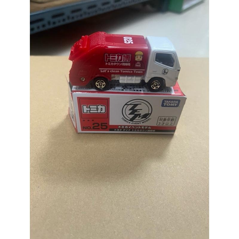 Tomica 多美 限定 會場車NO.25豐田DYNA垃圾車-細節圖2