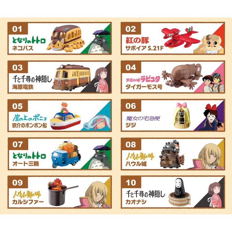tomica 多美小汽車 吉卜力一套十組含鐵盒及展場限定紙盒-細節圖2