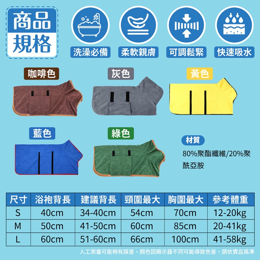 【秒發🔥加厚超速吸】寵物浴巾 狗浴袍 狗狗毛巾 吸水毛巾 吸水浴巾 寵物吸水浴袍 狗狗洗澡必備 速乾浴巾 寵物吸水巾-細節圖9