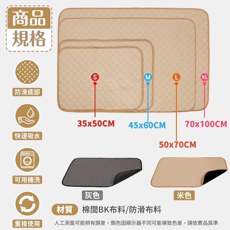 【秒發🔥瞬吸不漏】可水洗尿墊 寵物可洗尿墊 訓狗寵物尿片 防水可洗尿墊 狗狗環保尿布墊 寵物可洗尿片 寵物尿布墊 尿墊-細節圖9