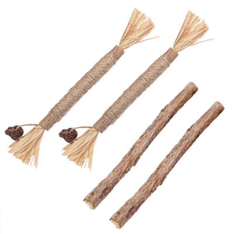 【秒發🔥免運】貓咪木天蓼 木天蓼麻繩棒 小麥草木天蓼 貓咪玩具 貓草玩具 貓咪用品 貓咪磨牙 寵物零食 寵物用品-細節圖2