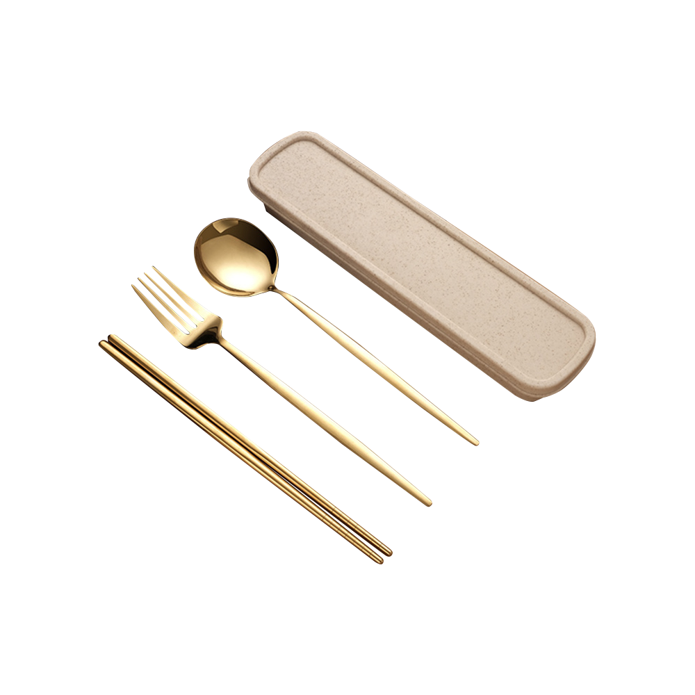 【新品現貨 真正304不銹鋼】餐具 環保餐具 餐具組 不鏽鋼餐具 筷子 湯匙 叉子 便攜餐具 葡萄牙餐具 不銹鋼餐具組-細節圖2