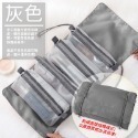 【新品現貨】化妝包 盥洗包 洗漱包 大容量化妝包 盥洗收納包 旅行化妝包 化妝袋 化妝品收納包 四合一化妝包 網紗化妝包-規格圖9