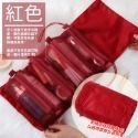 【新品現貨】化妝包 盥洗包 洗漱包 大容量化妝包 盥洗收納包 旅行化妝包 化妝袋 化妝品收納包 四合一化妝包 網紗化妝包-規格圖9