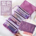 【新品現貨】化妝包 盥洗包 洗漱包 大容量化妝包 盥洗收納包 旅行化妝包 化妝袋 化妝品收納包 四合一化妝包 網紗化妝包-規格圖9