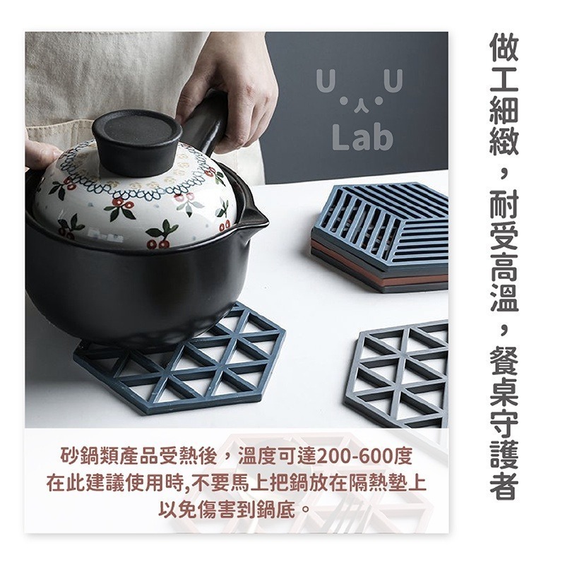 【新品現貨】隔熱墊 防燙墊 幾何隔熱墊 矽膠隔熱墊 北歐隔熱墊 鍋墊 杯墊 餐墊 餐桌墊 矽膠墊 耐熱墊 茶杯墊-細節圖9