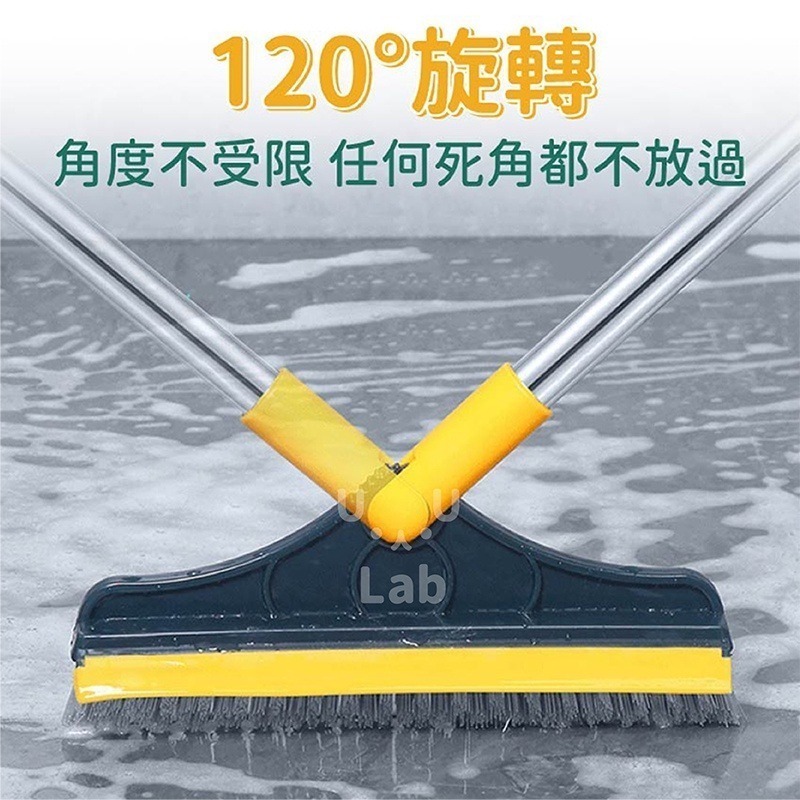 【新品上市 台灣現貨】浴室地板刷 地板刷 浴室刷 清潔刷 廁所刷 地板刮水器 地板清潔刷 廁所地板刷 刮板刷 刮水地板刷-細節圖2