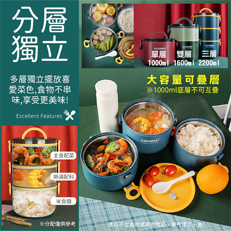 【新品上架】保溫便當盒 便當盒 餐盒 多層便當盒 加熱便當盒 三層便當盒 保溫便當 雙層便當盒 微波便當盒 保溫餐盒-細節圖3