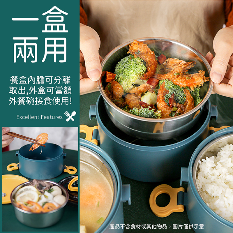 【新品上架】保溫便當盒 便當盒 餐盒 多層便當盒 加熱便當盒 三層便當盒 保溫便當 雙層便當盒 微波便當盒 保溫餐盒-細節圖5