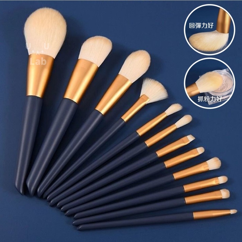 【H嚴選】葡萄 刷具組 刷具 化妝刷 眼影刷 彩裝 粉底蜜粉腮紅刷 化裝桶 化妝刷具組 刷子化妝刷具 粉餅刷-細節圖5