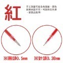 【新品 台灣現貨 】原子筆筆芯 中性筆 圓珠筆 水性筆 筆芯 鋼珠筆 簽字筆 記號筆 文具 事務用品 藍 黑 紅 5mm-規格圖5