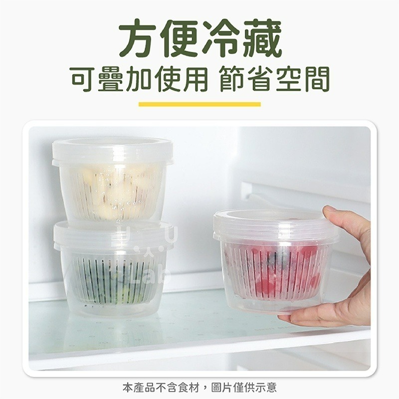 【新品上市 台灣現貨】蔥花保鮮盒 瀝水盒 瀝水保鮮盒 冰箱收納盒 水果盒 收納盒 保鮮盒 冰箱保鮮盒 水果保鮮盒 食物盒-細節圖7
