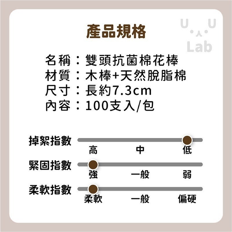 【新品上市 台灣現貨】棉花棒 化妝棉棒 木頭棉花棒 挖耳棒 掏耳棒 棉棒 清潔 隨身包 一次性棉棒 雙頭棉花棒 100支-細節圖5