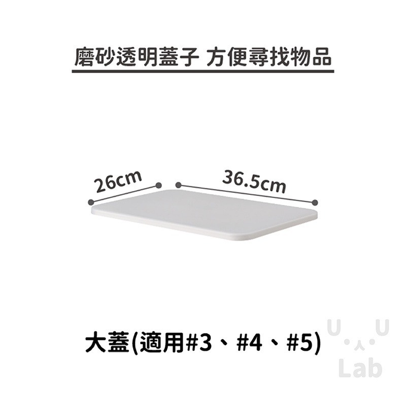 【日式收納盒專用蓋子】蓋子 收納盒蓋子 專用蓋子 日式收納盒蓋子 透明蓋子 磨砂蓋子 質感蓋子-細節圖3