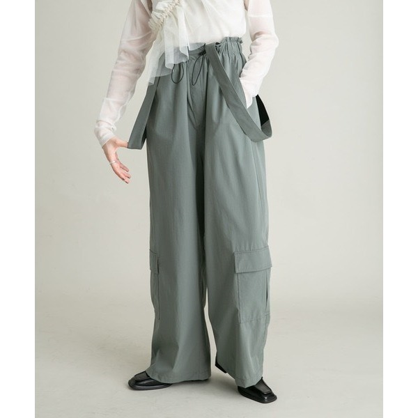 單件免運 🐈 快來帶走我的二手衣 🇯🇵 🐈 日本正品 KBF 2WAY工裝口袋吊帶褲 黑色 二手日牌 古著-細節圖2