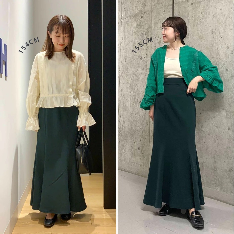 免運費 🐈 快來帶走我的二手衣 🐈 日本正品 KBF 超顯瘦魚尾裙 深藏青色 Peachi 推薦 春春 二手日牌-細節圖3