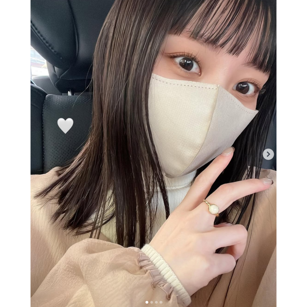 🐈 快來帶走我的二手衣 🇯🇵 🐈 日本正品 hinari 2way 澎袖透膚仙女罩衫 奶茶色 二手日牌 古著-細節圖5