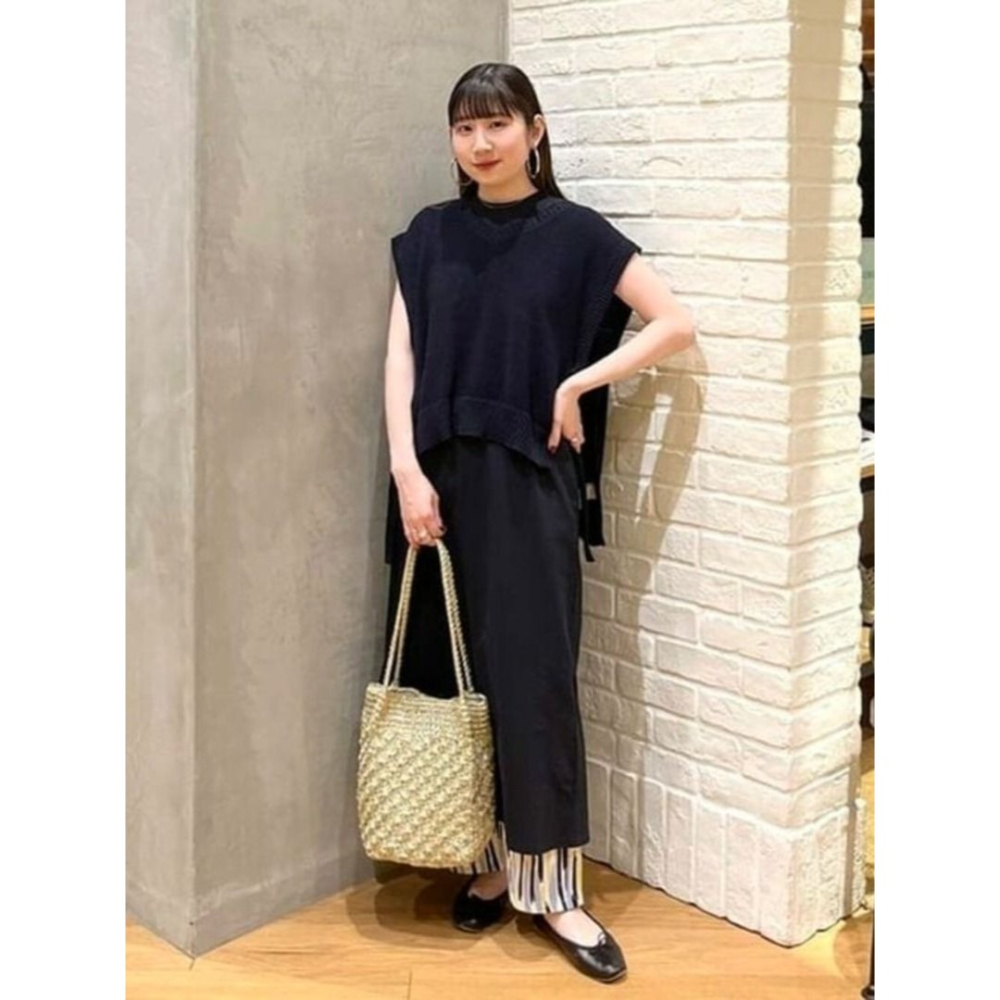 🐈 快來帶走我的二手衣 🇯🇵 🐈 日本正品 B:MING by BEAMS 背心拆賣 雙綁帶針織背心 米褐色 日-細節圖5