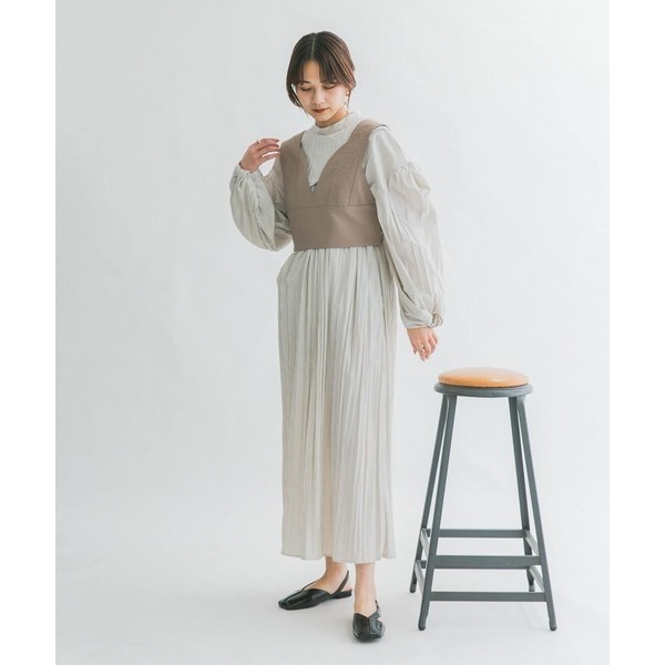 🐈 快來帶走我的二手衣 🇯🇵 🐈 日本正品 KBF 弧線短版背心 卡其色 二手日牌 古著-細節圖6