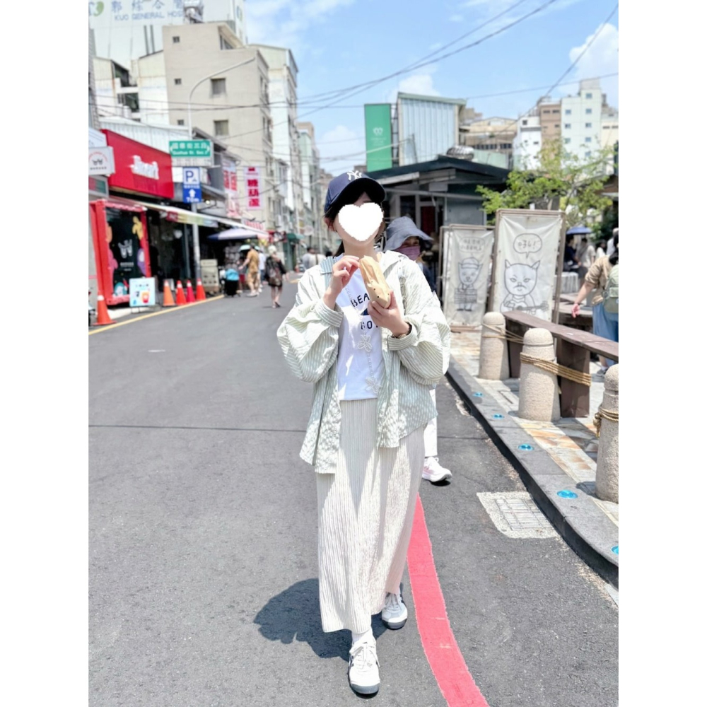 🐈 快來帶走我的二手衣 🐈 日本正品 SENSE OF PLACE 日系必備！透膚條紋襯衫 綠色 日牌古著-細節圖8